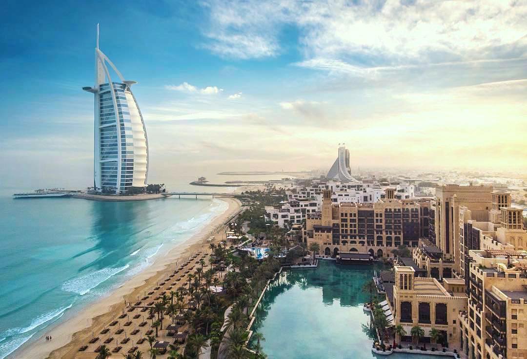 Дубай море фото
